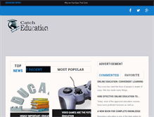 Tablet Screenshot of catcheducation.com